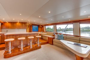 The luxurious 87’ Weaver “Mantra” is one of MacGregor Yachts prized yachts. MacGregor Yachts is your premiere luxury yacht broker located in Palm Beach County.