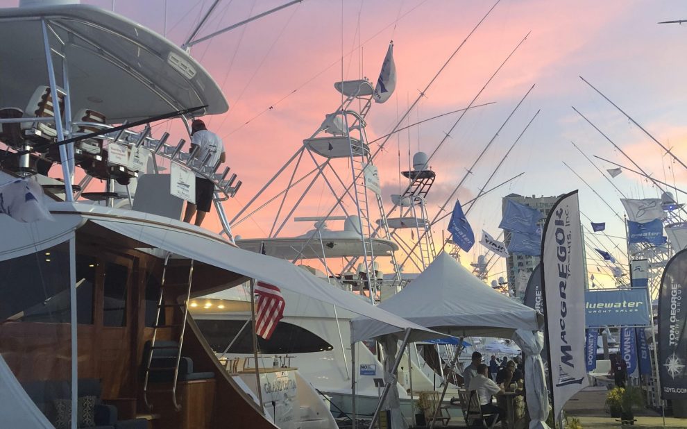 MacGregor Yachts at the 2018 Fort Lauderdale Boat Show.
