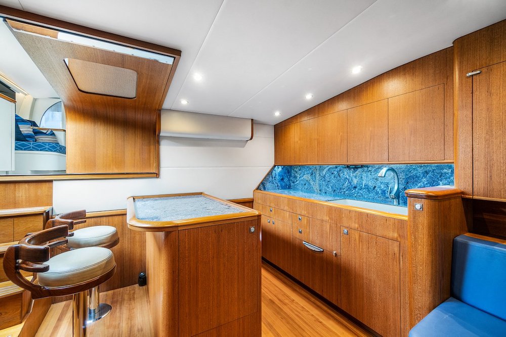 Galley on the 64' F&S Custom Sportfish Express Freyja